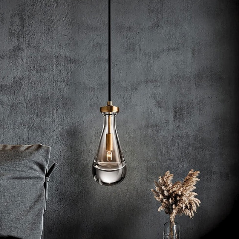 Suspension Art Déco Verre