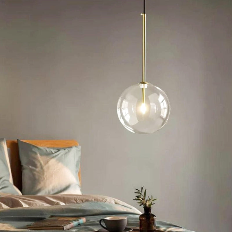 suspension boule verre design 6