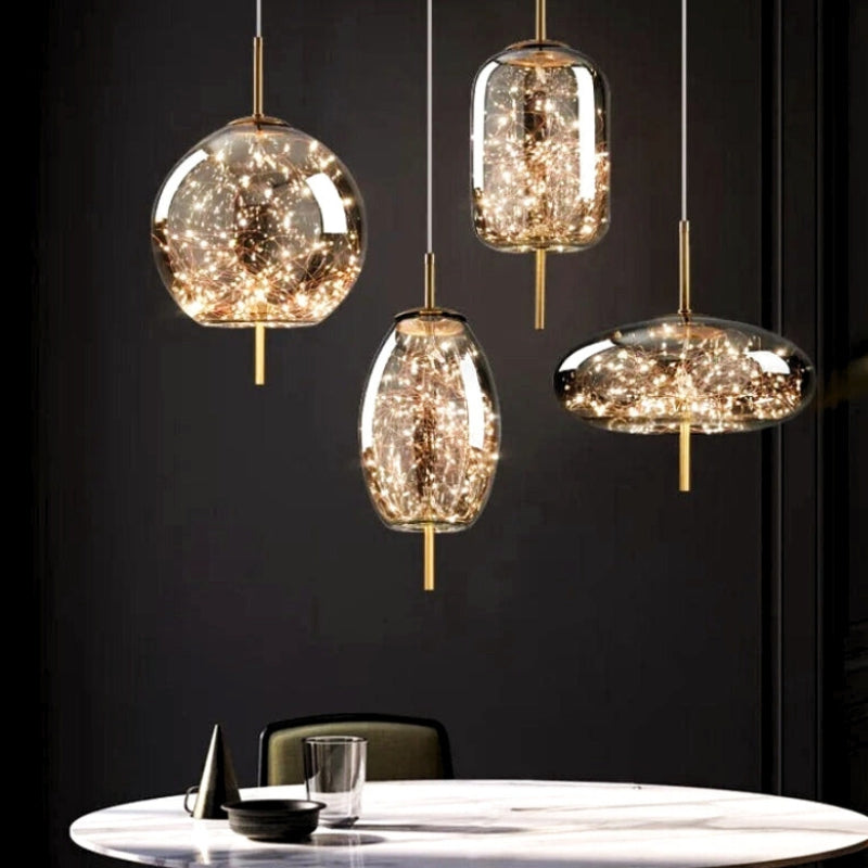 Suspension Verre Soufflé Design