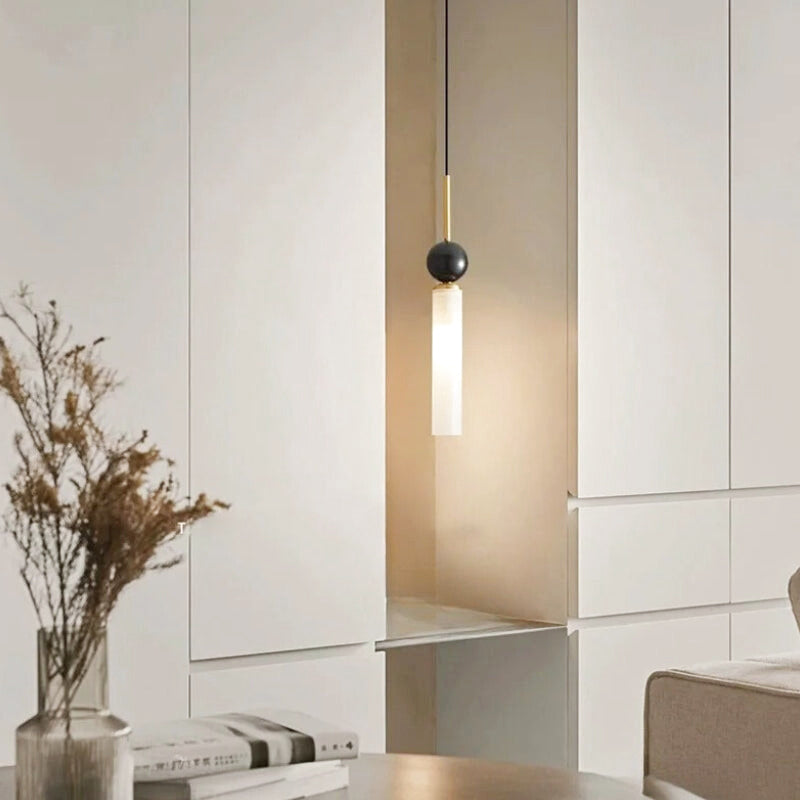 Suspension Noir Et Cuivre